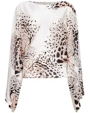 Blumarine Patterned Sweater - White