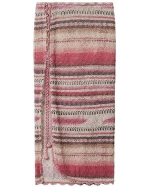 Isabel Marant Falda Midi Noryane - Rojo