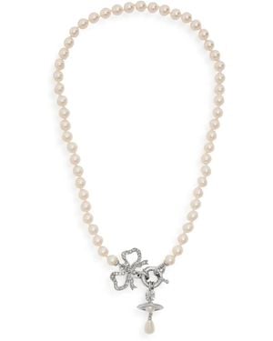 Vivienne Westwood Collana The Rigoberta - Bianco