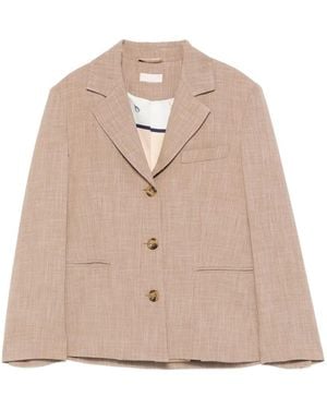 Liu Jo Button-Up Blazer - Natural