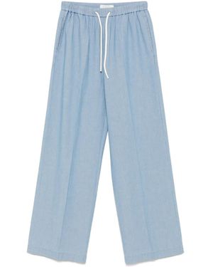 Circolo 1901 Chambray Pants - Blue