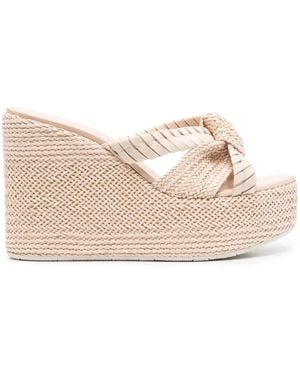 Casadei 130Mm Formentera Wedges - Natural