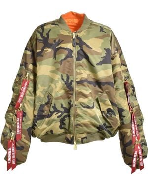 Vetements Reversible Padded Jacket - Green