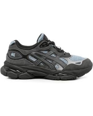 Asics Panelled Lace-Up Sneakers - Black