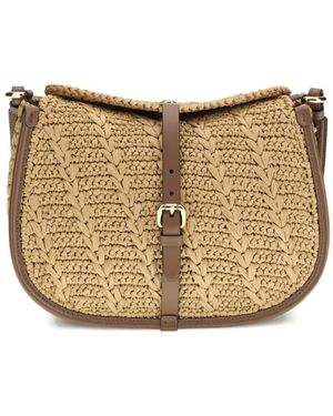Etro Crochet Buckle Cross Body Bag - Natural