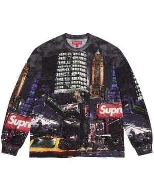 Supreme Skyline Sequin Top - Blue