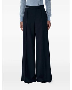 Marni High-Waisted Wide-Leg Trousers - Blue