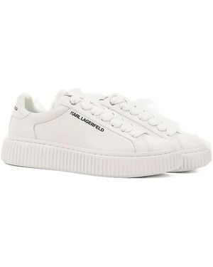 Karl Lagerfeld Logo Sneakers - White