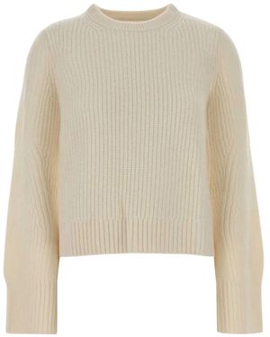Loulou Alfie Pullover aus Kaschmir - Natur