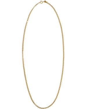 BY PARIAH Collier Chaîne En Or Jaune 14 Ct Orné D'Une Agate - Métallisé