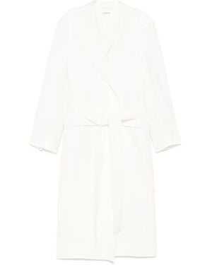 P.A.R.O.S.H. Trenchcoat Mit Gürtel - Weiß