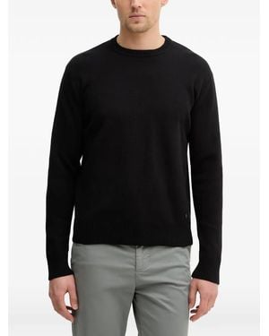 Sisley Crew-Neck Jumper - Black
