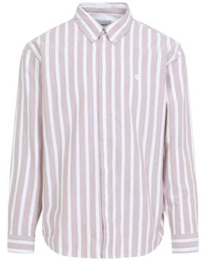 Carhartt Deven Striped Shirt - White