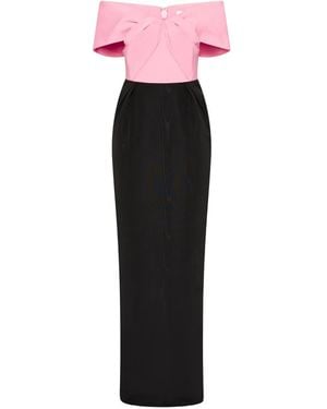 Rebecca Vallance Amaro Off-Shoulder Maxi Dress - Pink