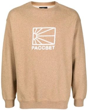Rassvet (PACCBET) Logo-Motif Cotton Sweatshirt - Natural