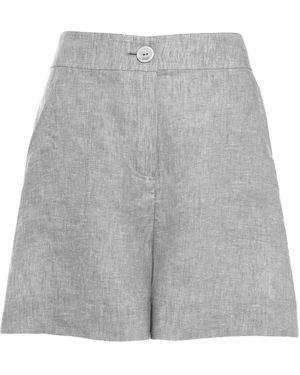 Eres Enjouée Button Short - Gray