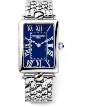 Frederique Constant Art Deco Carrée 28Mm Watch - Blue