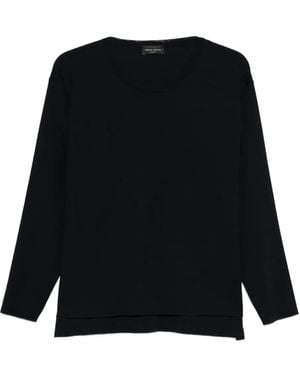 Roberto Collina Maglione A Maniche Lunghe - Nero
