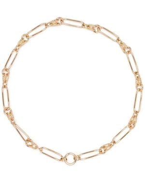 Lucy Delius Jewellery 14Kt Twisted Link Necklace - Natural