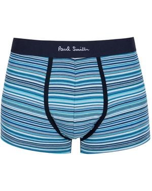 Paul Smith Pack De Tres Calzoncillos A Rayas - Azul