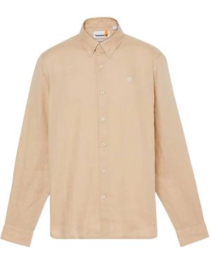 Timberland Mill Brook Linen Shirt - Natural