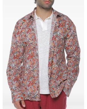 MC2 Saint Barth Sikelia Cotton Shirt - Red