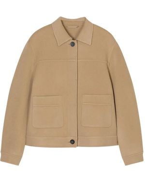Closed Wool Shirt Jacket - Natural