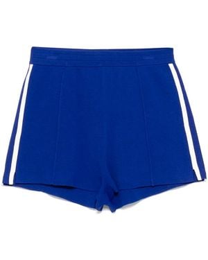 The Upside Carnaby Bisou Knitted Shorts - Blue