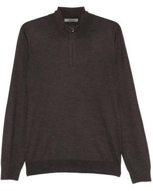 Corneliani Zip Jumper - Black