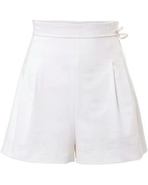 Carolina Herrera ハイウエスト ショートパンツ - ホワイト
