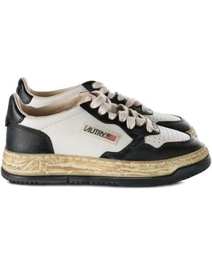 Maison Mihara Yasuhiro X Autry Leather-panelled Platform Sneaares - ブラック