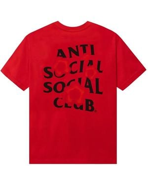 ANTI SOCIAL SOCIAL CLUB Seeing The Feeling T-Shirt - Red