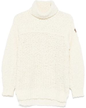 Moncler Polo-Neck Jumper - White