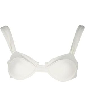 Devon Windsor Josephine Bikini Top - White