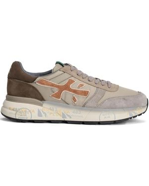 Premiata Suede-Panel Sneakers - Multicolore