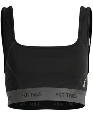 On Shoes Square-Neck Sports Bra - Black
