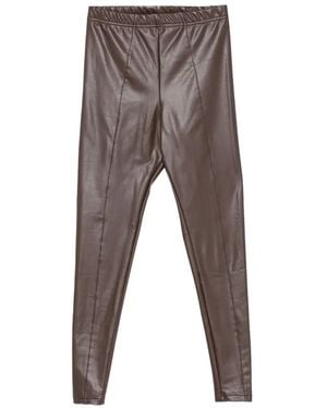Mazzei Leggins Con Detalle De Costuras - Gris