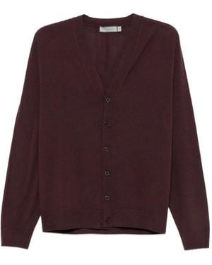 Canali Cardigan Mit V-Ausschnitt - Lila