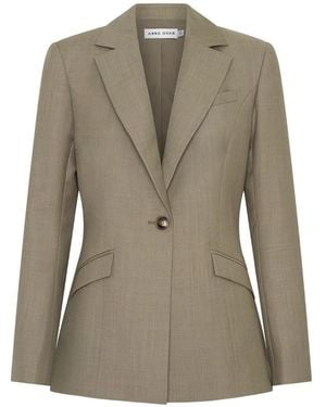 Anna Quan Bardi Single-Breasted Blazer - Grey