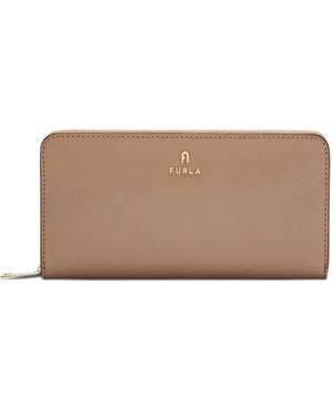 Furla Camelia Xl Zip Around - Brown
