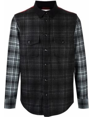 Woolrich Tartan Pattern Shirt-jacket - Black