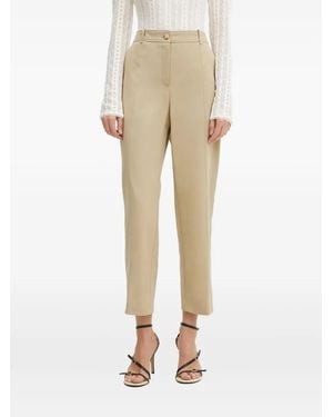 BOSS Gerade Hose mit Ziernaht - Natur