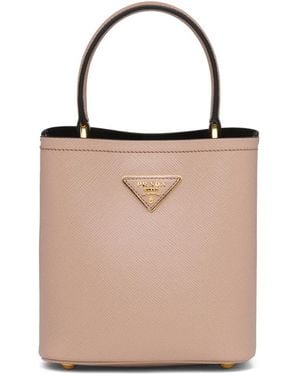 Prada Petit Sac Seau Panier - Rose