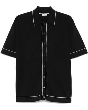 Agnona Chemise En Soie Mélangée - Noir