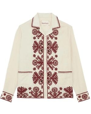 BAZISZT Chemise Fougãre - White