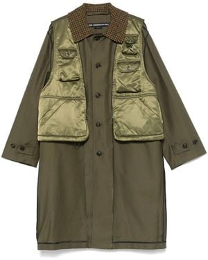 ANDERSSON BELL Layered Inside-Out Coat - Green
