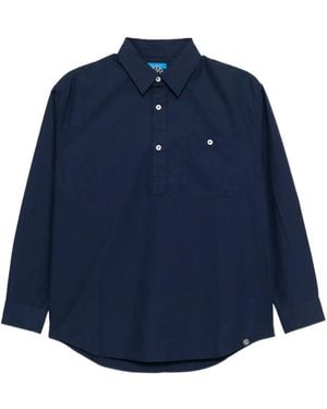SPORT b. by agnès b. Cotton Shirt - Blue