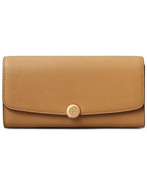 Tory Burch Romy Long Flap Wallet - Brown