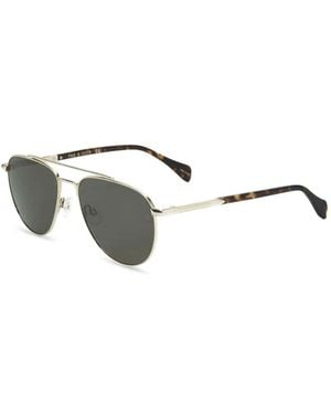 Rag & Bone Pilotenbrille - Mettallic