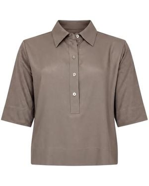 Seventy Short-Sleeve Polo Shirt - Brown